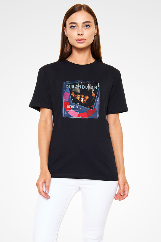 Duran Duran Baskılı Unisex Siyah Tişört