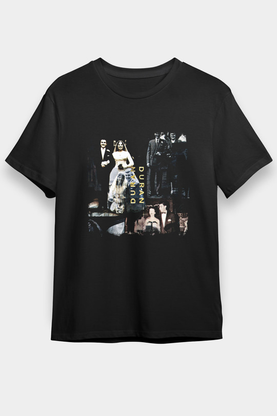 Duran Duran Baskılı Unisex Siyah Tişört