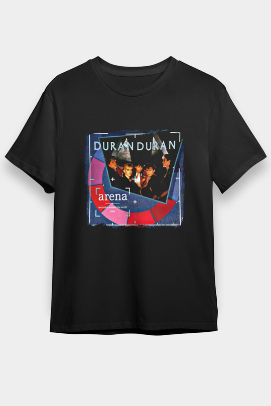 Duran Duran Baskılı Unisex Siyah Tişört