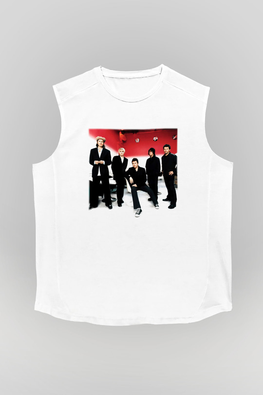 Duran Duran Beyaz Unisex Kolsuz Tişört