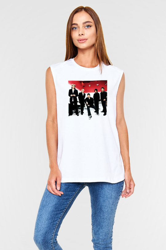 Duran Duran Beyaz Unisex Kolsuz Tişört