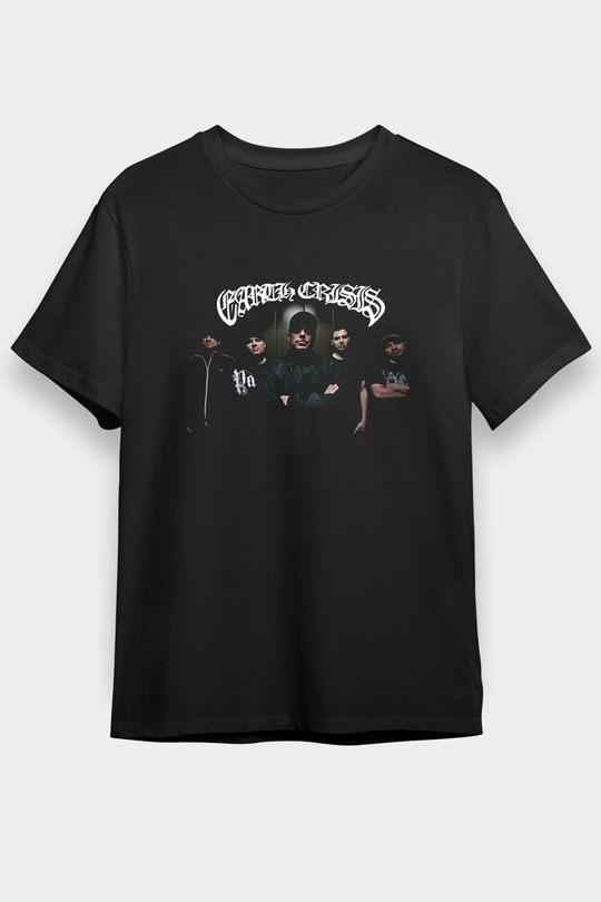 Earth Crisis Baskılı Unisex Siyah Tişört - Tshirt