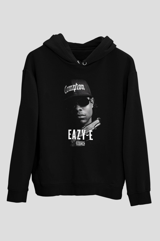 Eazy-E Siyah Unisex Hoodie