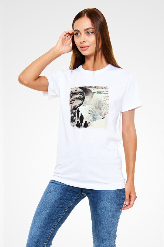 Echo and The Bunnymen Baskılı Unisex Beyaz Tişört