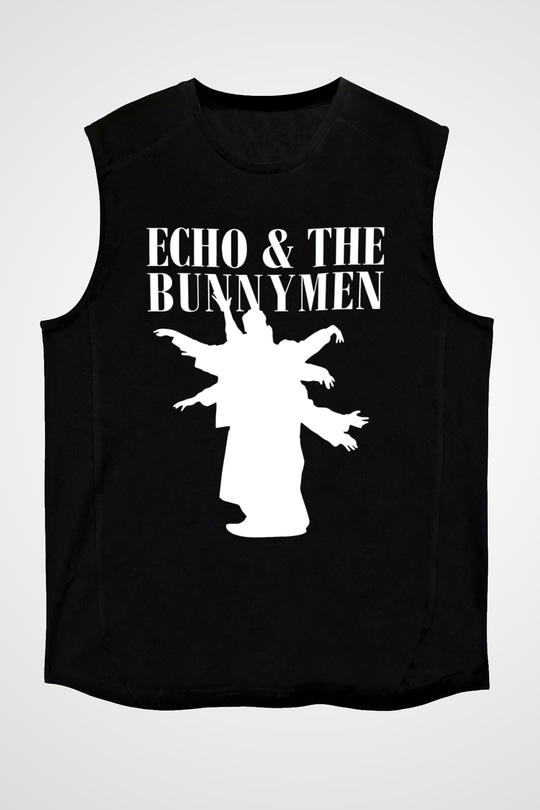 Echo and the Bunnymen Siyah Unisex Kolsuz Tişört