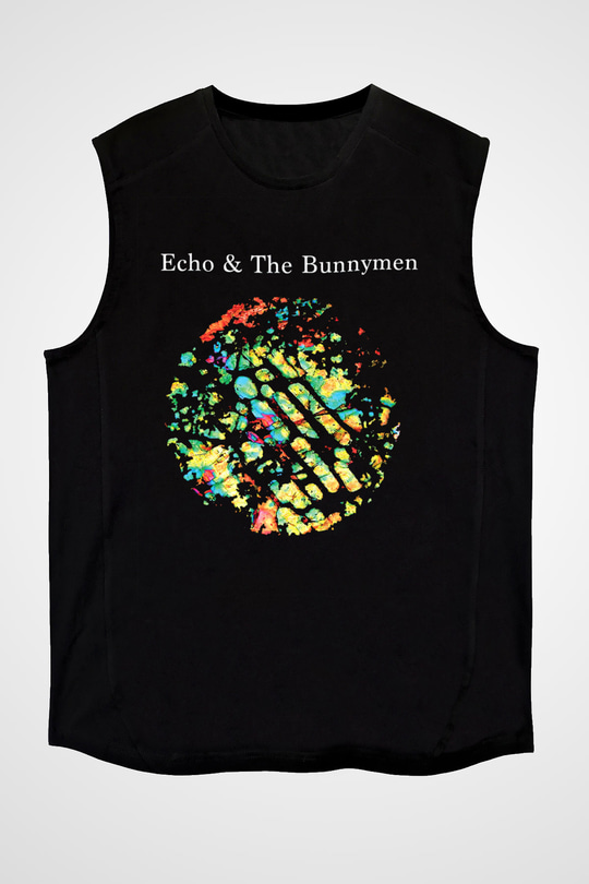 Echo and the Bunnymen Siyah Unisex Kolsuz Tişört
