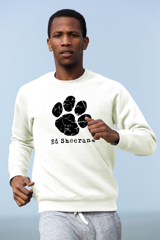 Ed Sheeran Beyaz Unisex Sweatshirt