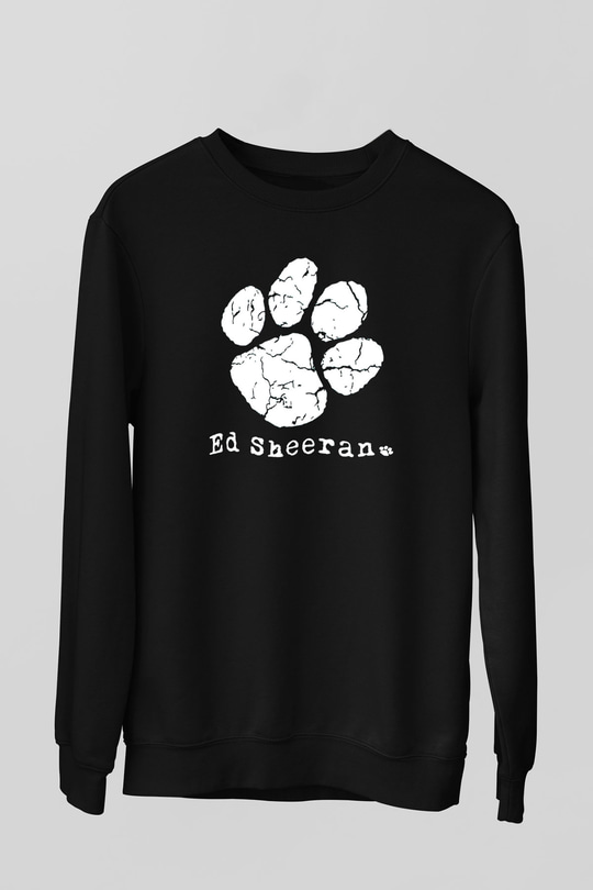 Ed Sheeran Siyah Unisex Sweatshirt