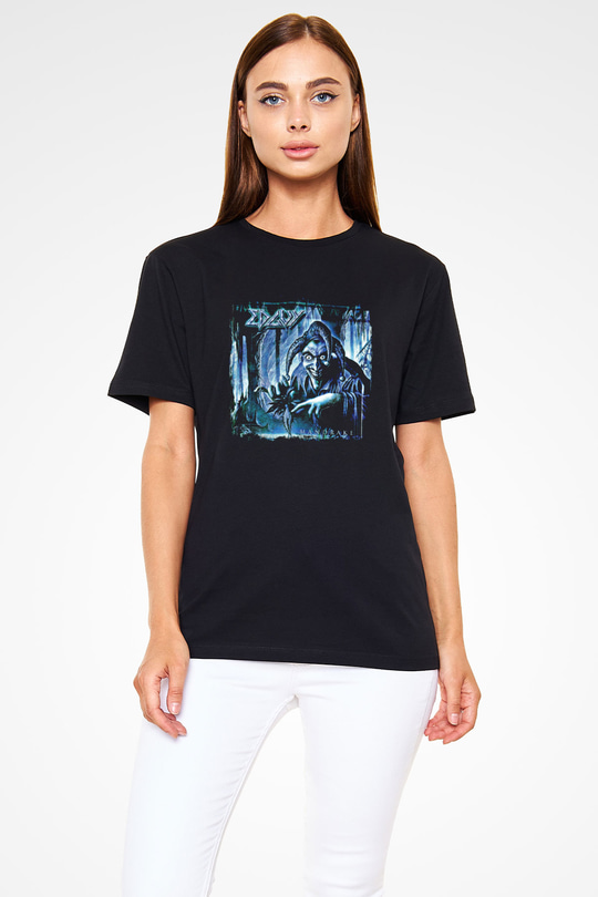 Edguy Baskılı Unisex Siyah Tişört