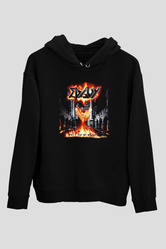 Edguy Siyah Unisex Hoodie