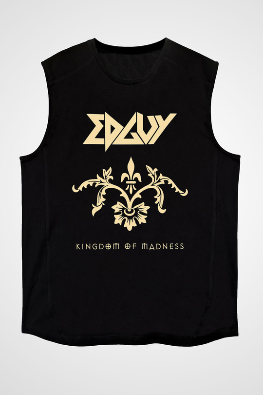 Edguy Siyah Unisex Kolsuz Tişört