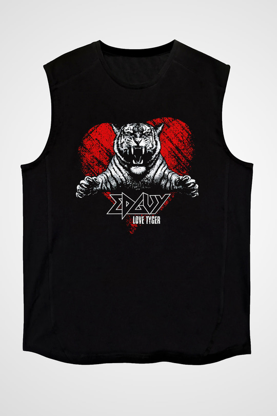 Edguy Siyah Unisex Kolsuz Tişört