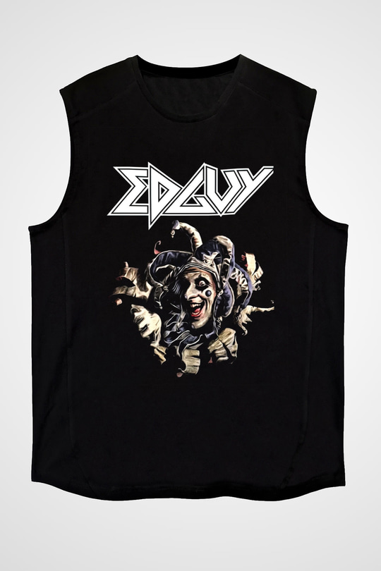 Edguy Siyah Unisex Kolsuz Tişört