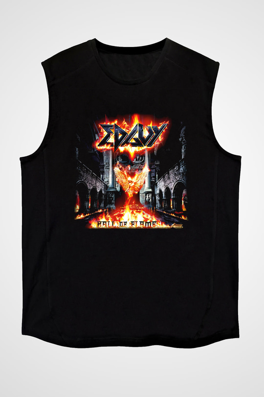 Edguy Siyah Unisex Kolsuz Tişört