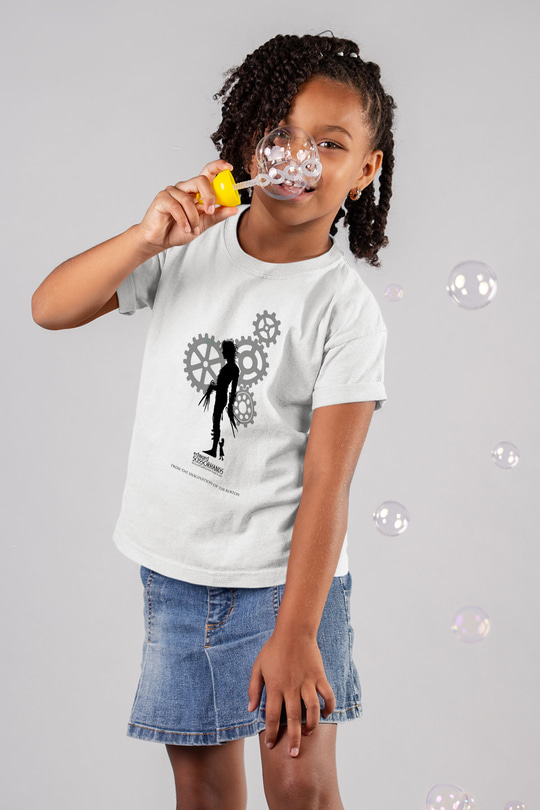 Edward Scissorhands Baskılı Beyaz Unisex Çocuk Tişört