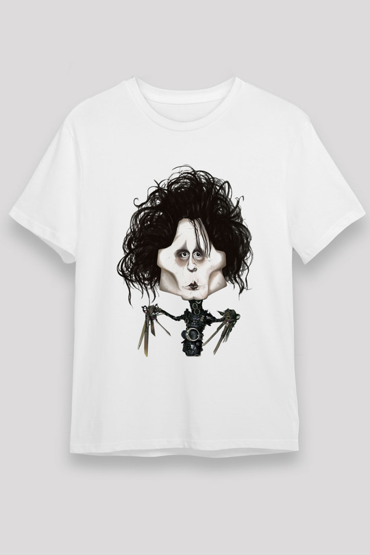Edward Scissorhands Beyaz Unisex Tişört