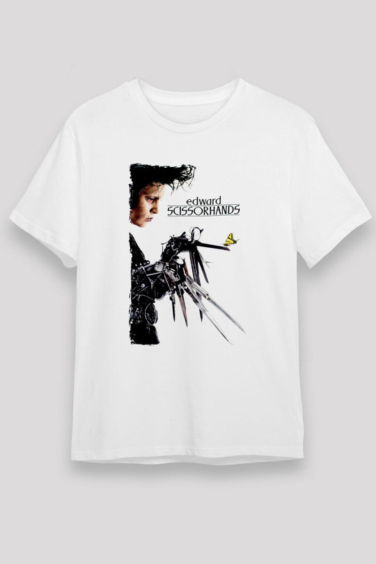 Edward Scissorhands Beyaz Unisex Tişört