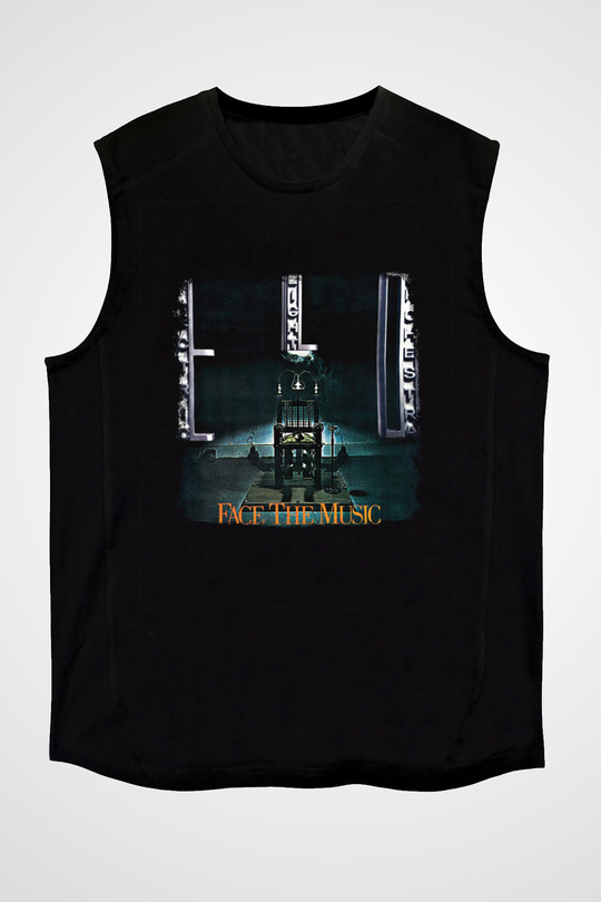 Electric Light Orchestra Baskılı Unisex Siyah Kolsuz Tişört