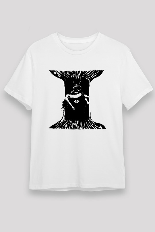 Electric Wizard Baskılı Unisex Beyaz Tişört - Tshirt