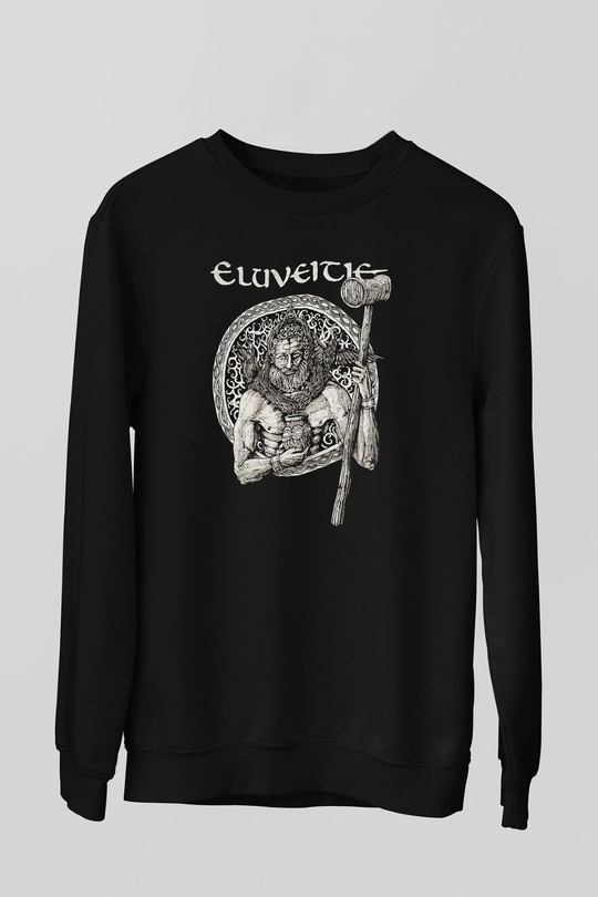 Eluveitie Siyah Unisex Sweatshirt