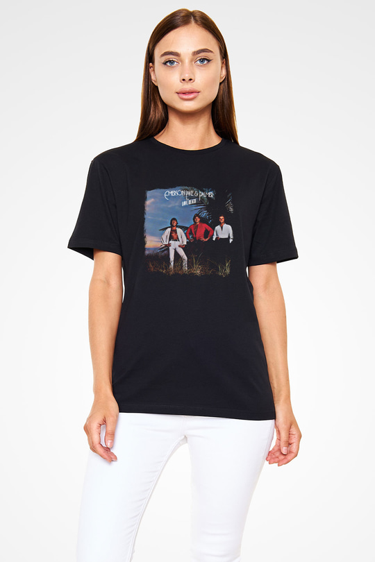 Emerson,Lake and Palmer Baskılı Unisex Siyah Tişört