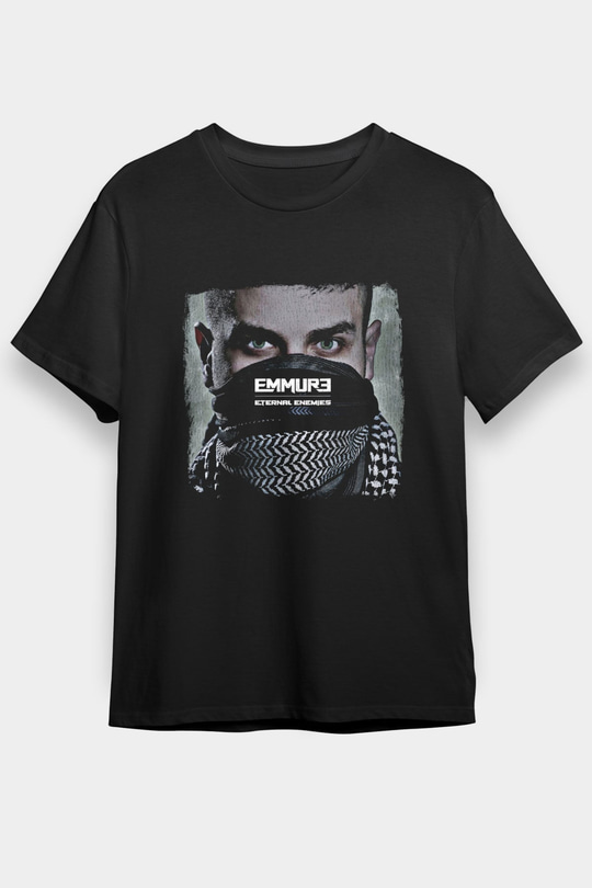 Emmure Baskılı Unisex Siyah Tişört