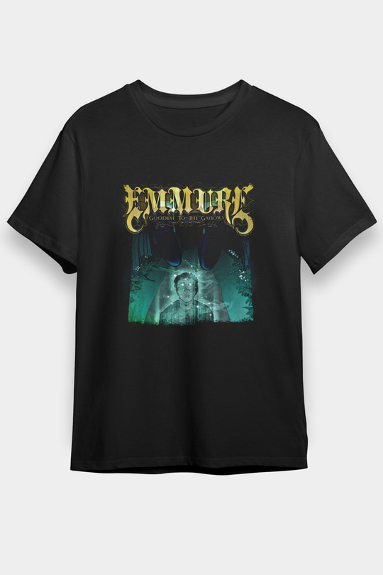 Emmure Baskılı Unisex Siyah Tişört