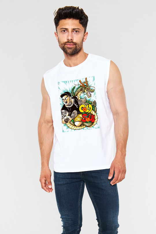 Emmure Beyaz Unisex Kolsuz Tişört