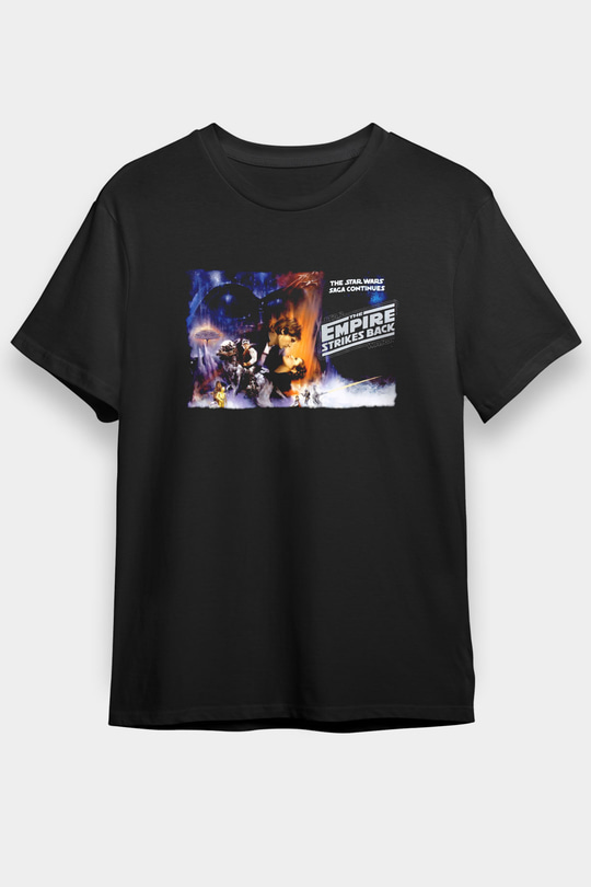 Empire Strikes Back Siyah Unisex Tişört