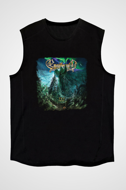 Ensiferum Baskılı Unisex Siyah Kolsuz Tişört