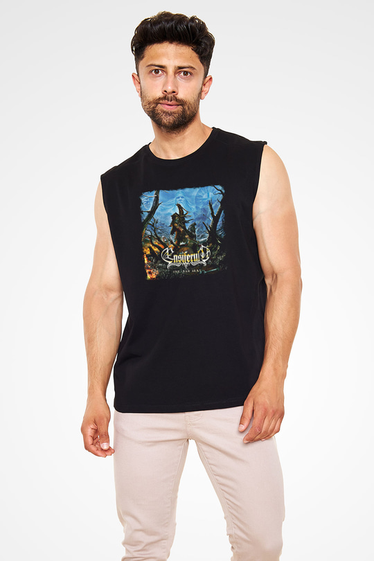 Ensiferum Baskılı Unisex Siyah Kolsuz Tişört