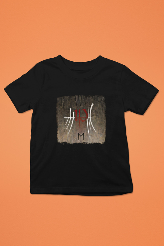 Enslaved Baskılı Unisex Siyah Çocuk Tişört