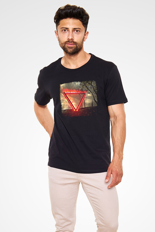Enter Shikari Baskılı Unisex Siyah Tişört