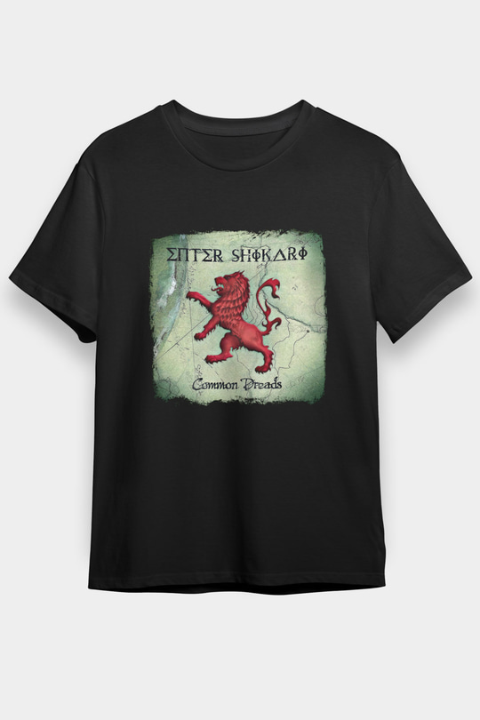 Enter Shikari Baskılı Unisex Siyah Tişört