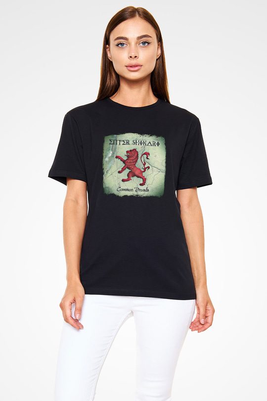 Enter Shikari Baskılı Unisex Siyah Tişört