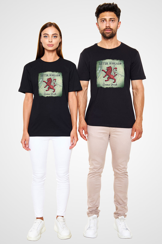 Enter Shikari Baskılı Unisex Siyah Tişört