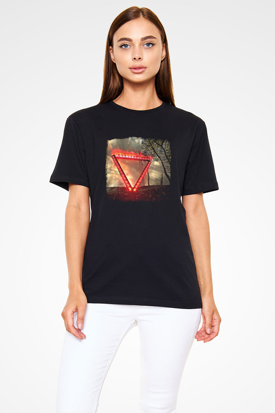 Enter Shikari Baskılı Unisex Siyah Tişört