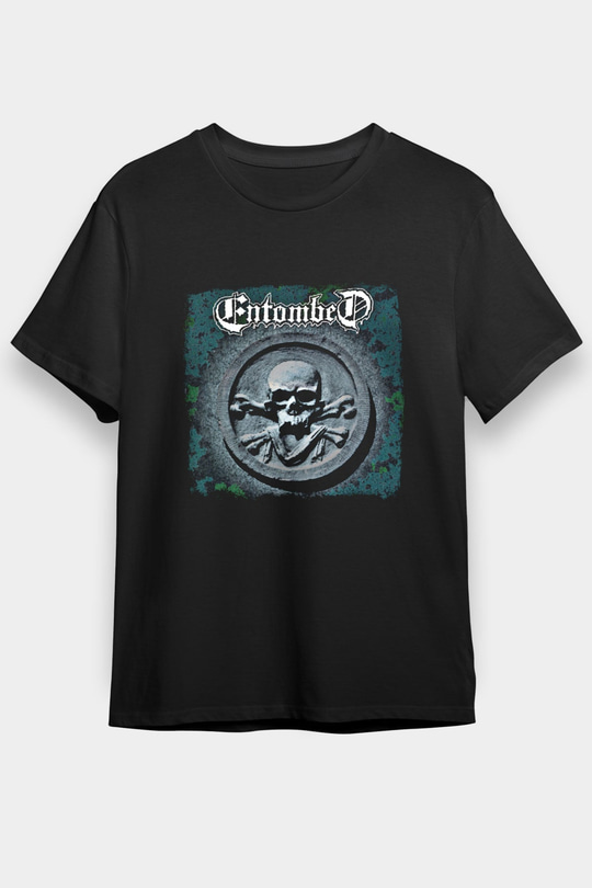 Entombed Baskılı Unisex Siyah Tişört