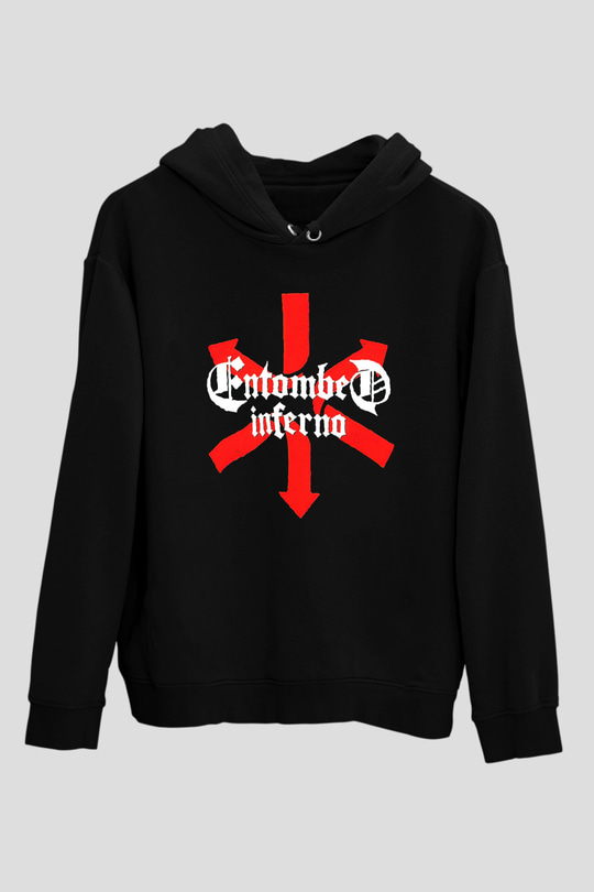 Entombed Siyah Unisex Hoodie