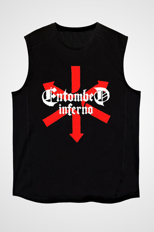 Entombed Siyah Unisex Kolsuz Tişört