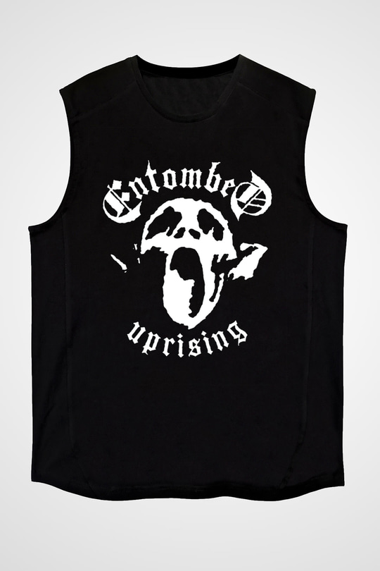 Entombed Siyah Unisex Kolsuz Tişört