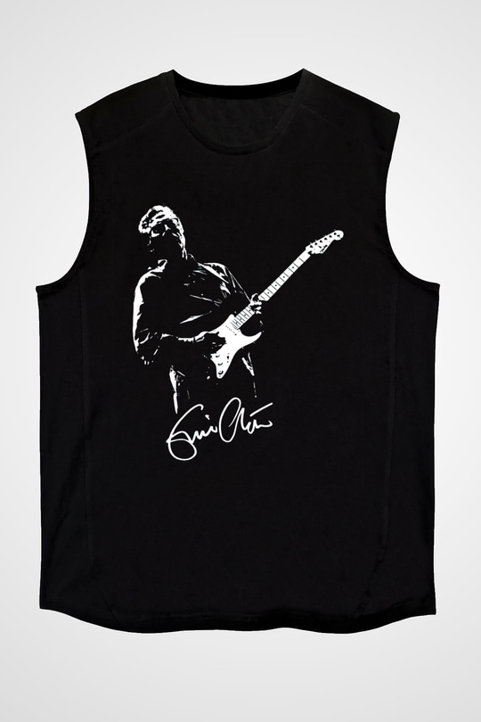 Eric Clapton Siyah Unisex Kolsuz Tişört