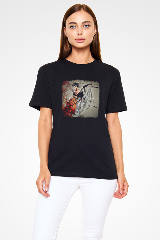 Evanescence Baskılı Unisex Siyah Tişört