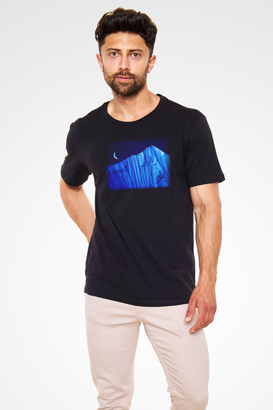 Everest Siyah Unisex Tişört T-Shirt - TişörtFabrikası
