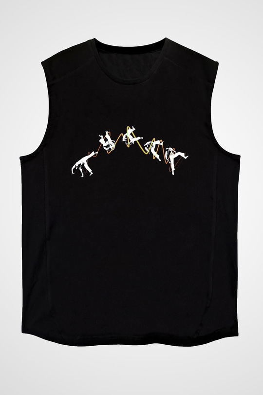 Excision Siyah Unisex Kolsuz Tişört