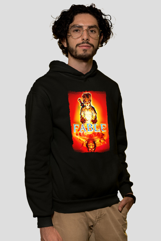 Fable Siyah Unisex Hoodie