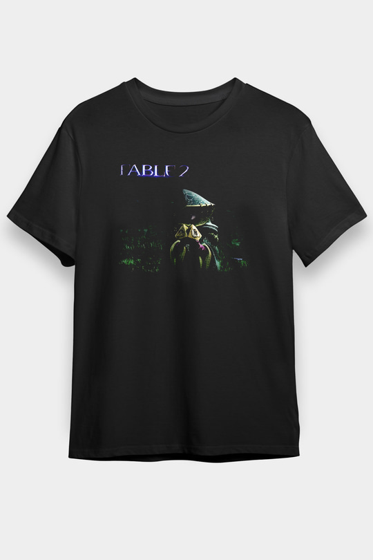 Fable Siyah Unisex Tişört T-Shirt