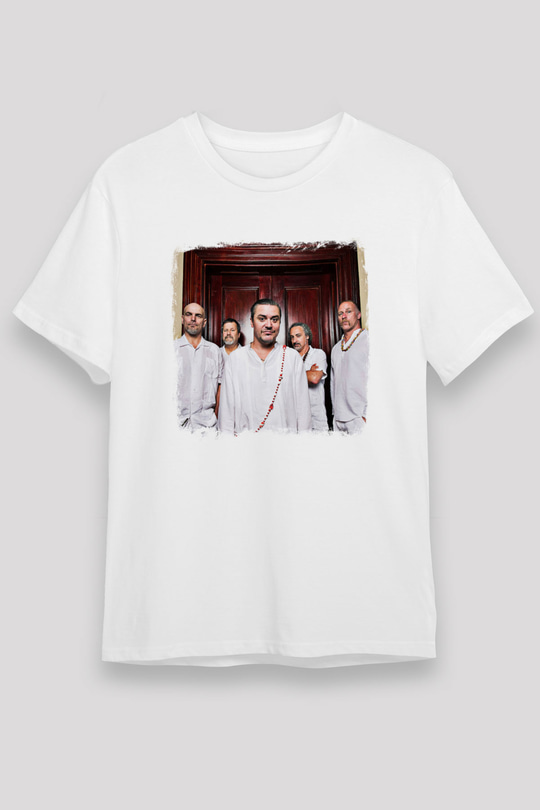 Faith No More Baskılı Unisex Beyaz Tişört
