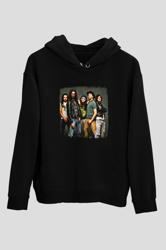 Faith No More Baskılı Unisex Siyah Hoodie