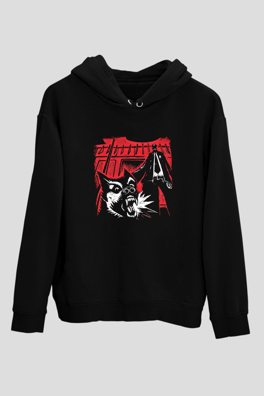 Faith No More Baskılı Unisex Siyah Hoodie